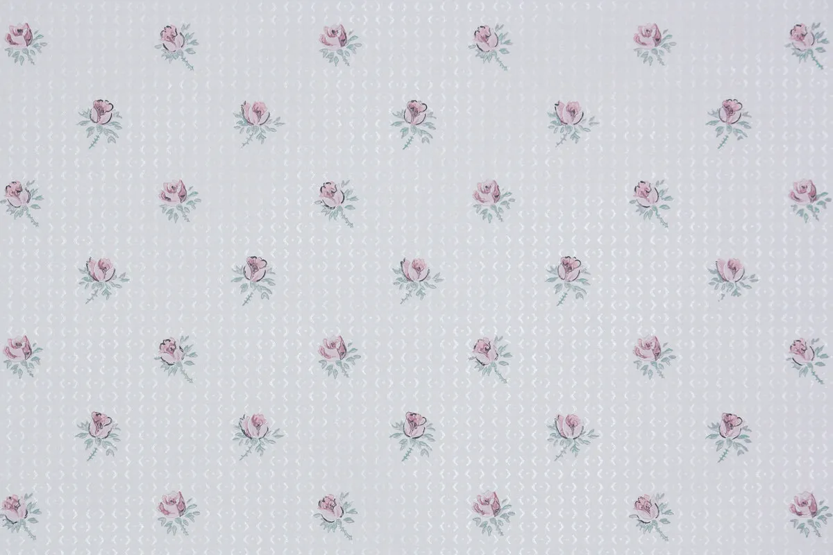 1980s | 1990s Floral Vintage Wallpaper