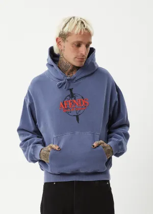 Afends HoodM Screwed Boxy Pu M243510-WMR