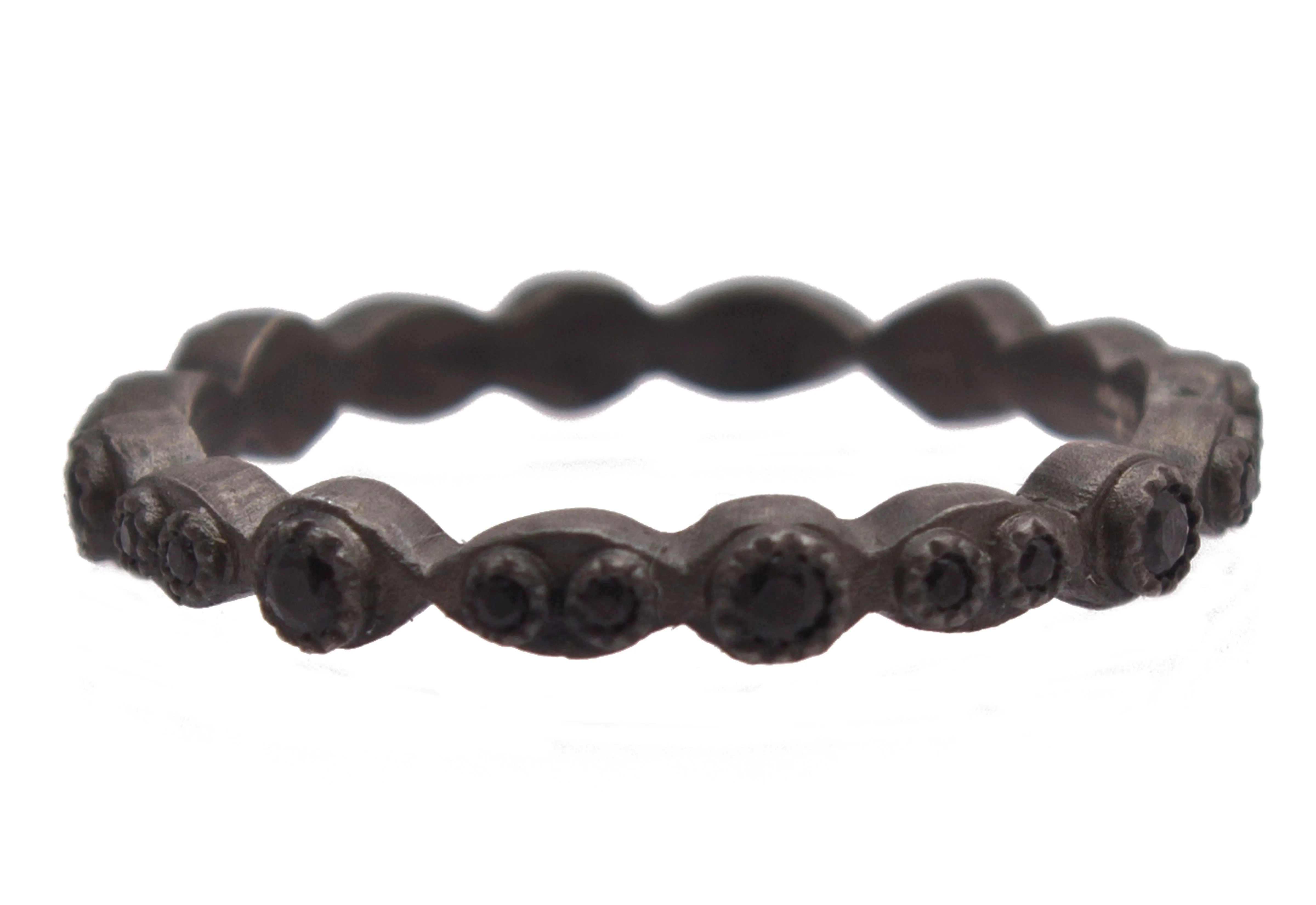 Alternating Stack Band Ring