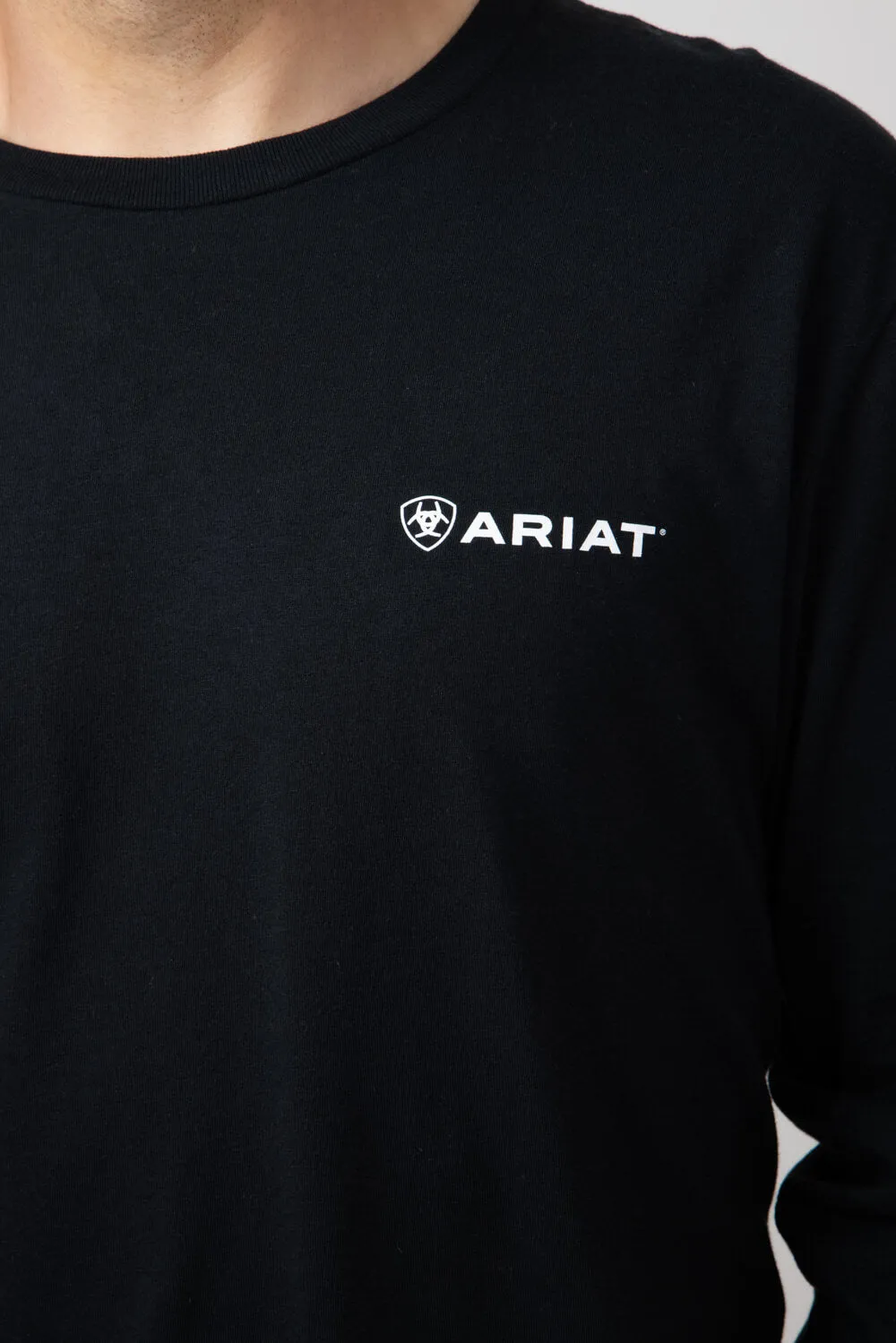 Ariat Lotf Camo Shields Long Sleeve T-Shirt for Men in Black | 10052035