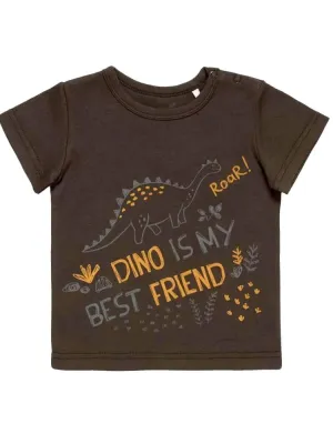 Artie - Dino Best Friend Grey Baby and Boy T Shirt