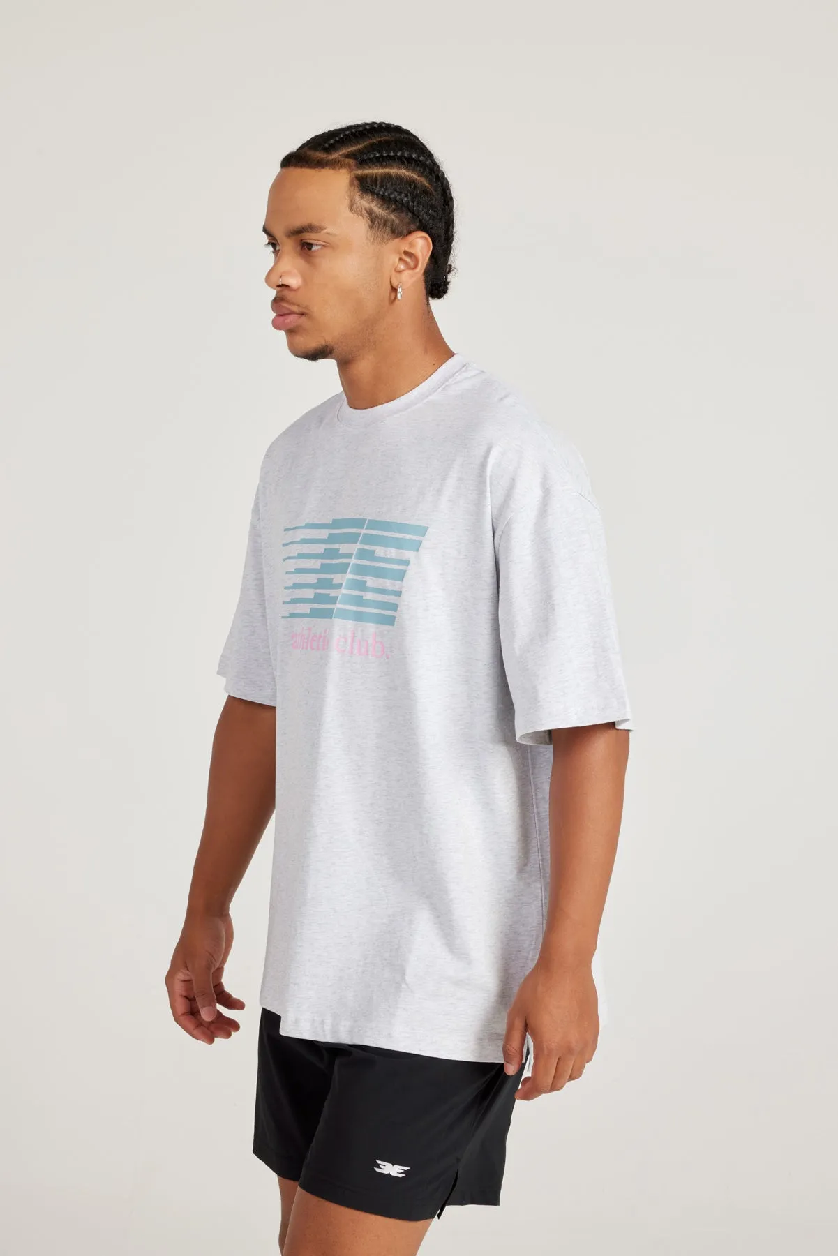 Athletics Club Tee - Grey Marle