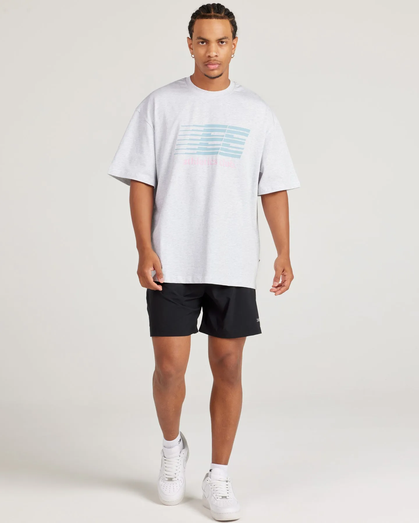 Athletics Club Tee - Grey Marle