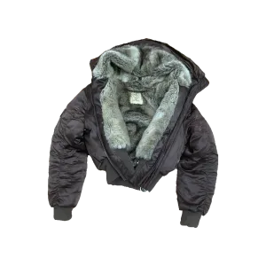 Baby Phat Premium Vintage Bomber Fur Jacket.