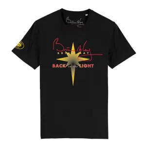 Back To The Light Front Print Black | T-Shirt