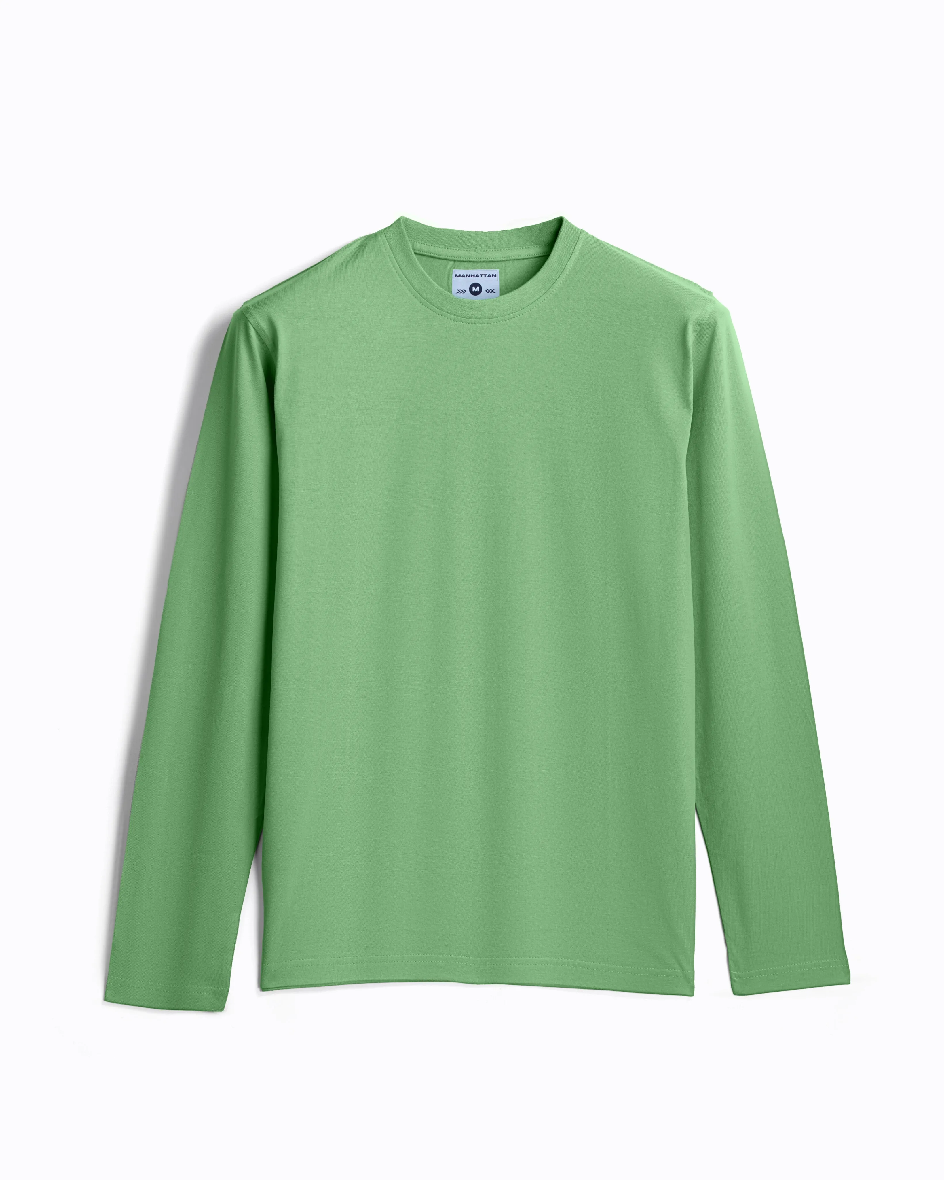 Basic Cotton Full Sleeve Light Green Unisex