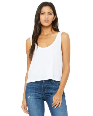 Bella Canvas Ladies Boxy Tank | White