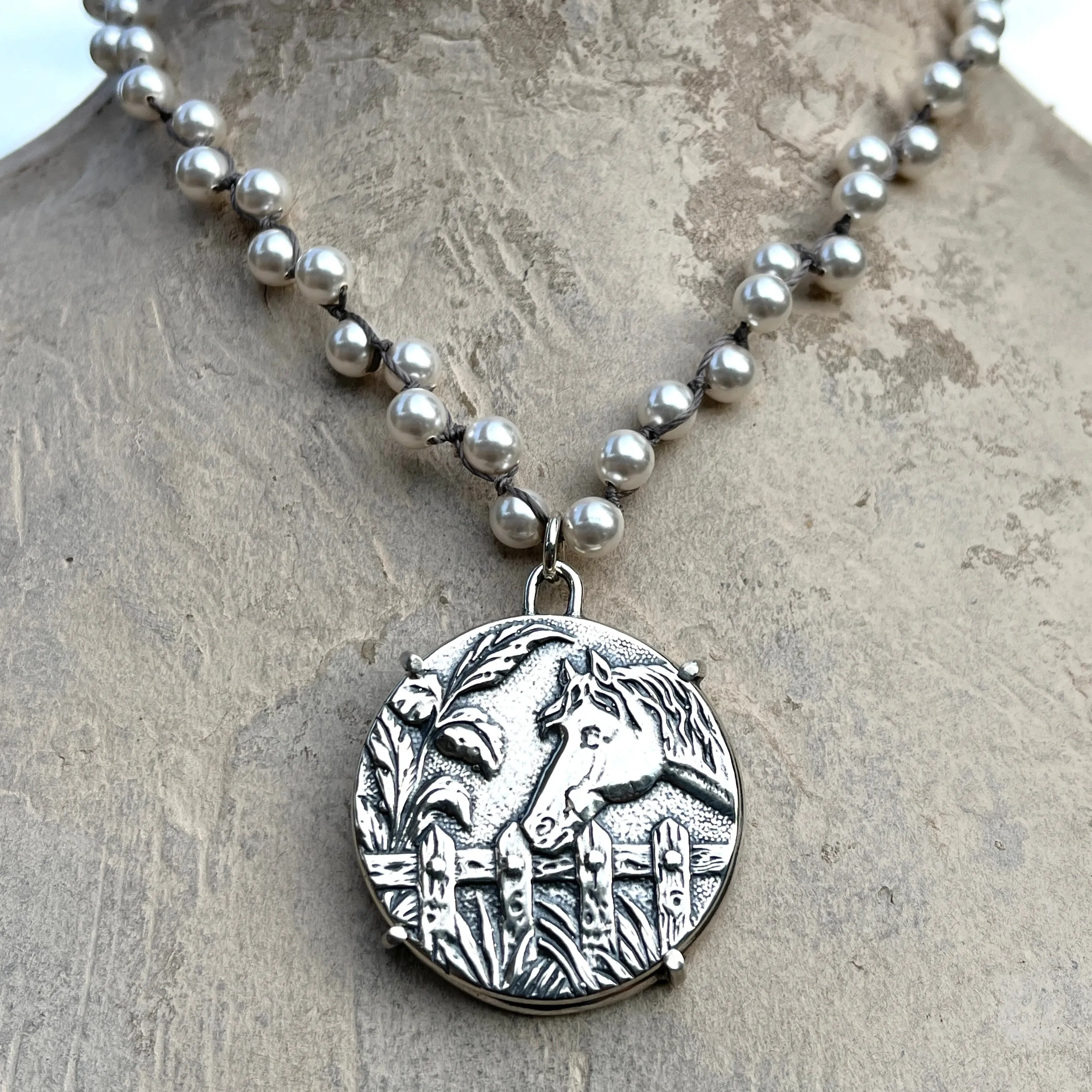 Best Friend Button Necklace