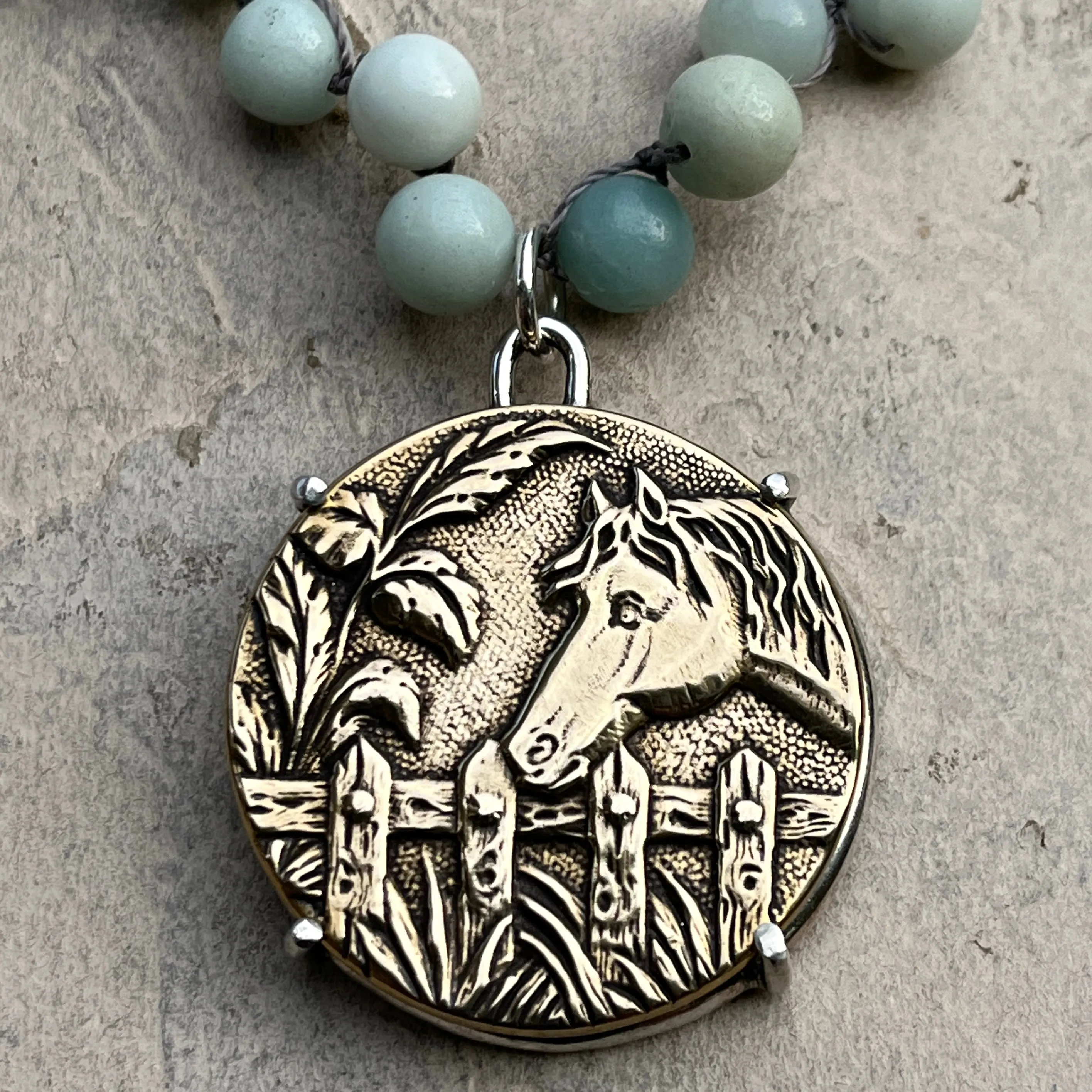 Best Friend Button Necklace