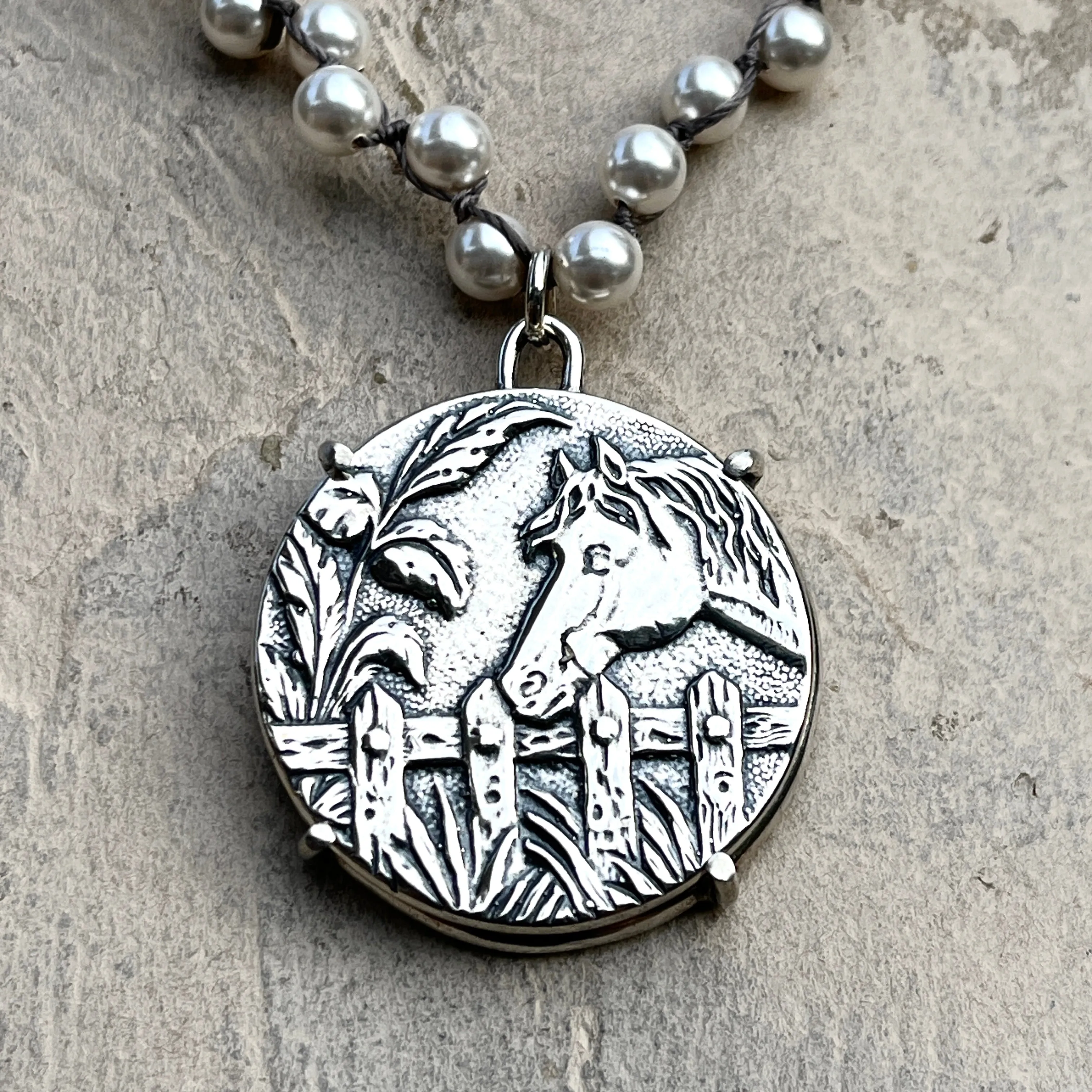 Best Friend Button Necklace