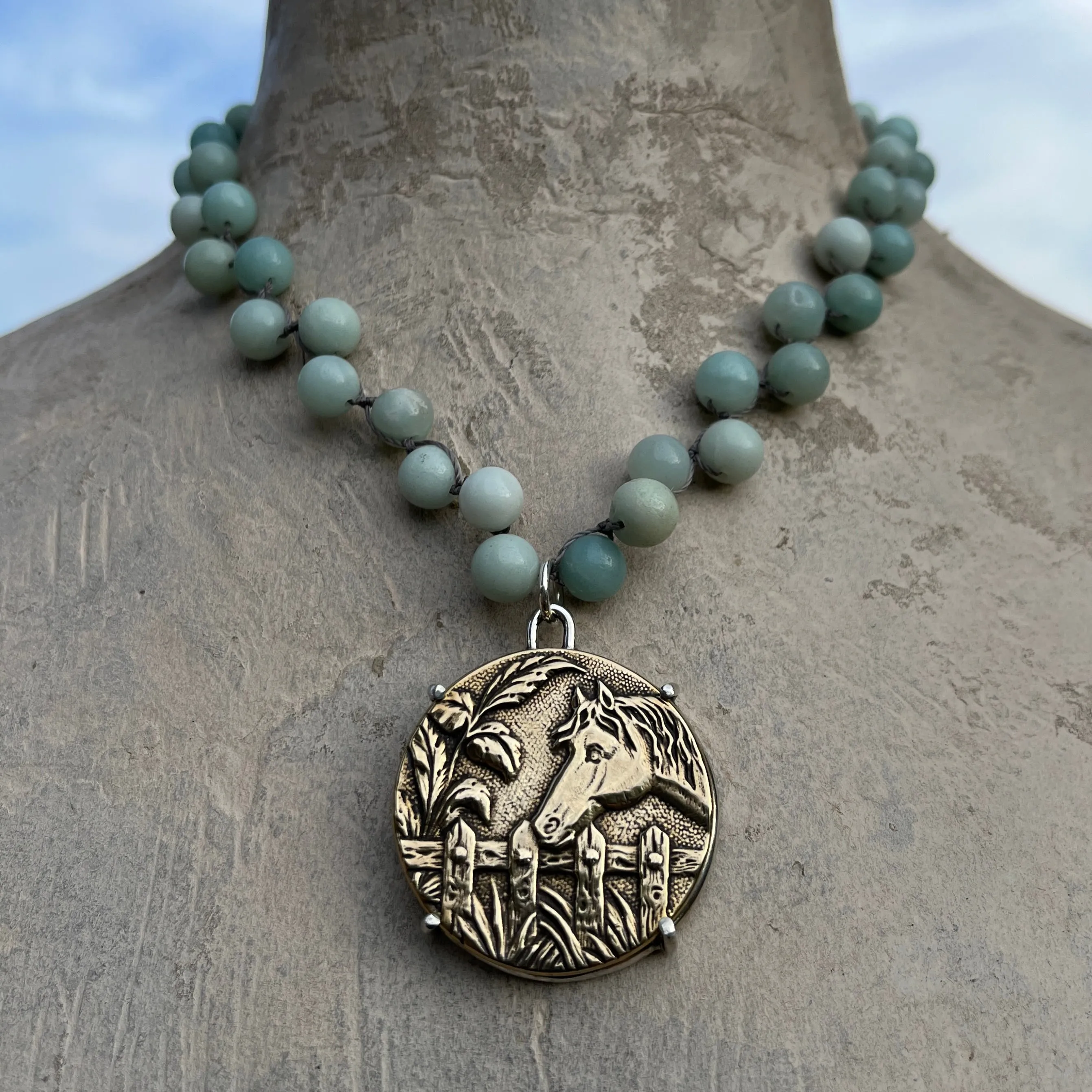 Best Friend Button Necklace