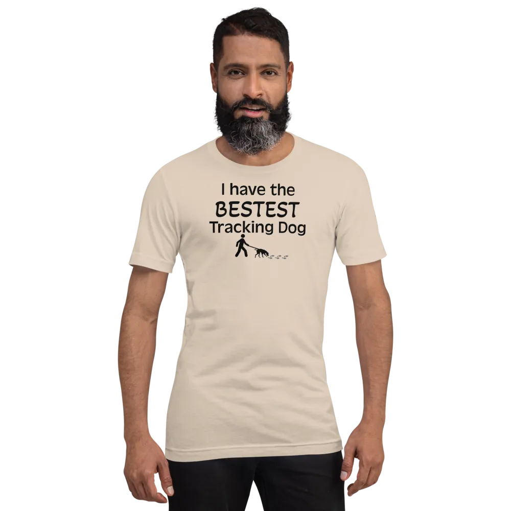 Bestest Tracking Dog T-Shirts - Light