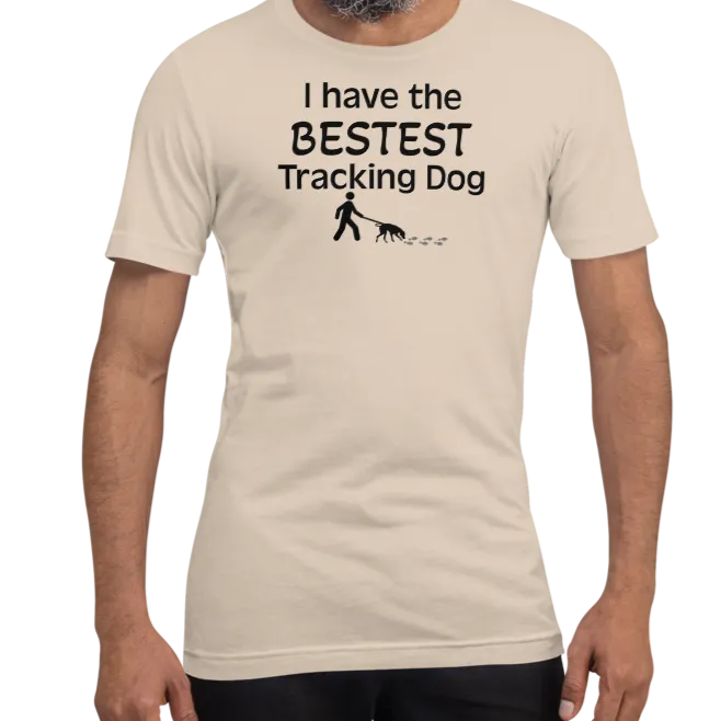 Bestest Tracking Dog T-Shirts - Light