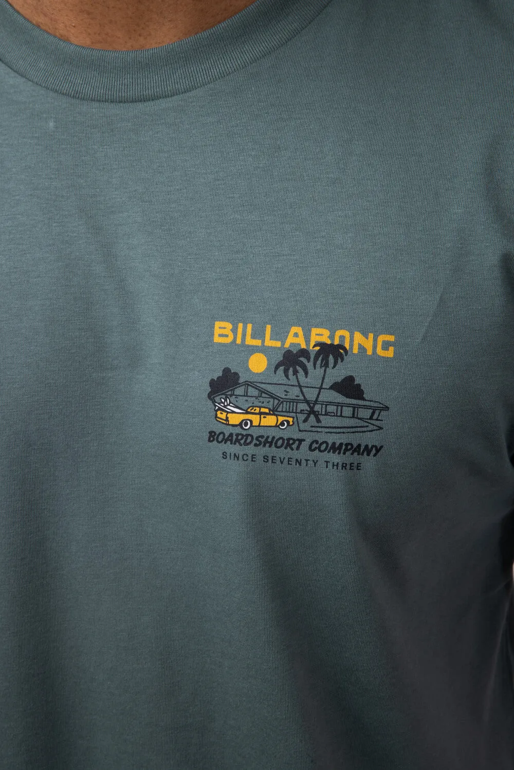 Billabong Palm Springs Premium T-Shirt for Men in Dark Slate | 24A351510-DKA