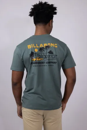 Billabong Palm Springs Premium T-Shirt for Men in Dark Slate | 24A351510-DKA