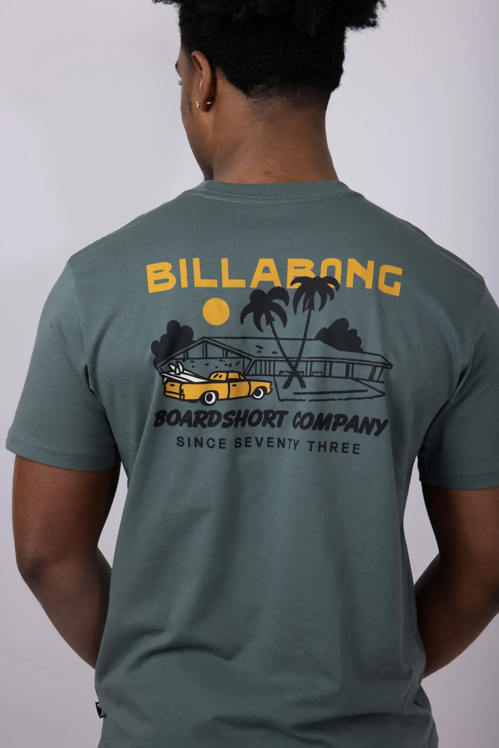 Billabong Palm Springs Premium T-Shirt for Men in Dark Slate | 24A351510-DKA