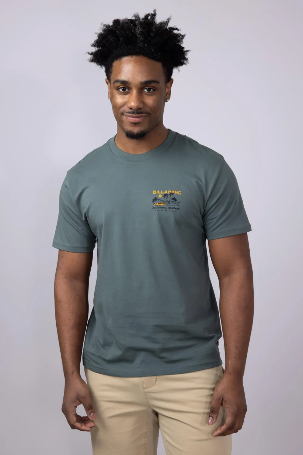 Billabong Palm Springs Premium T-Shirt for Men in Dark Slate | 24A351510-DKA