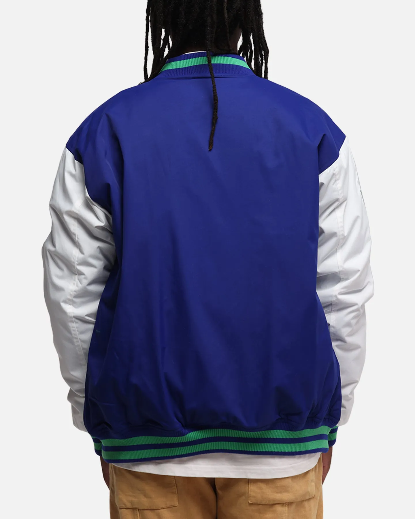 Bleacher Athletic New Zealand Warriors NRL 1908 Baseball Varsity Jacket Official Team Colour