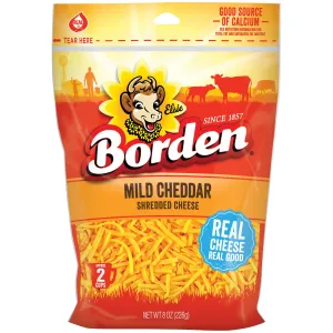 Borden Chunk Mild Cheddar Cheese 8oz