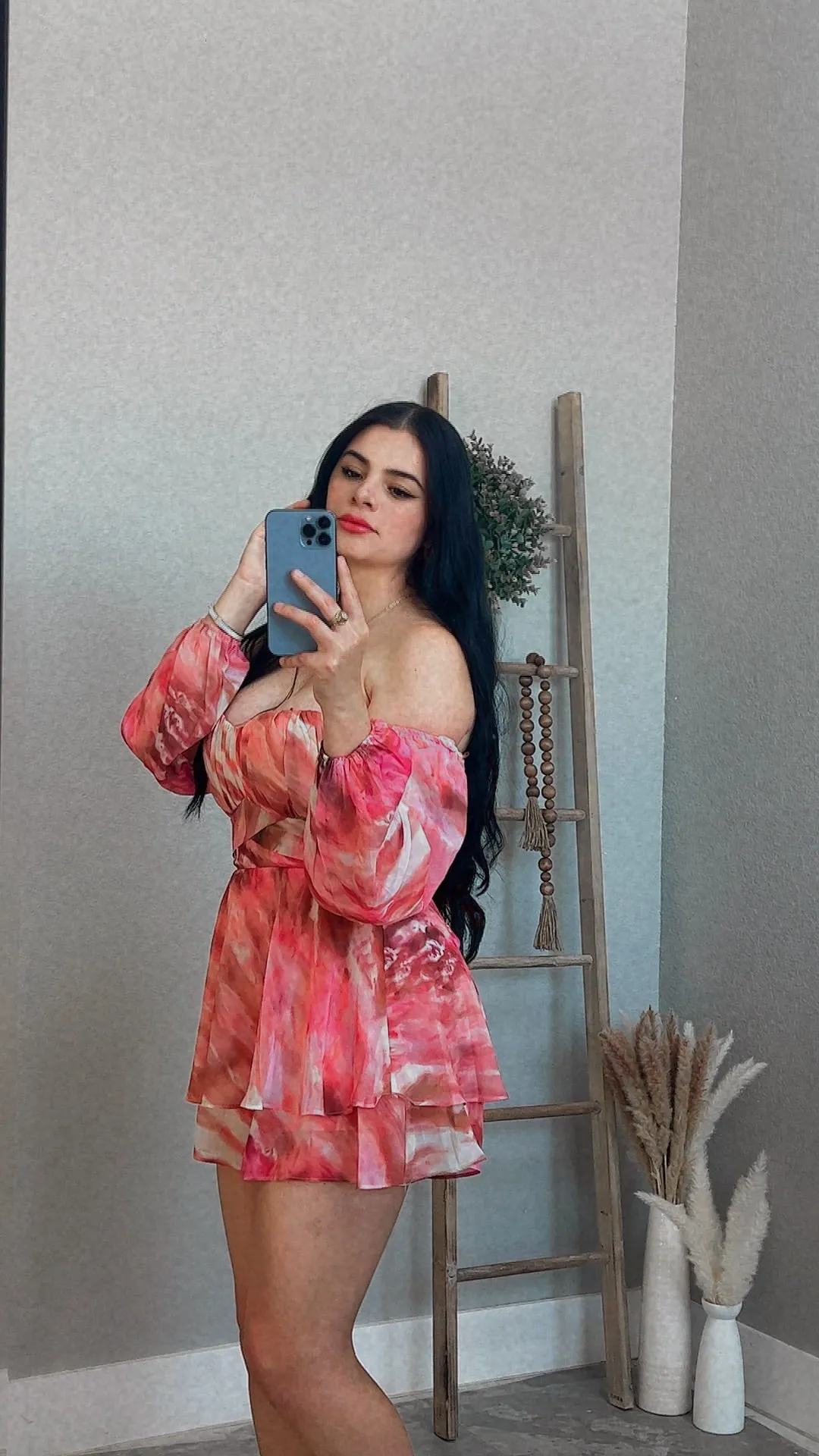 Brittaney Luxe Print Chiffon Shoulder Romper