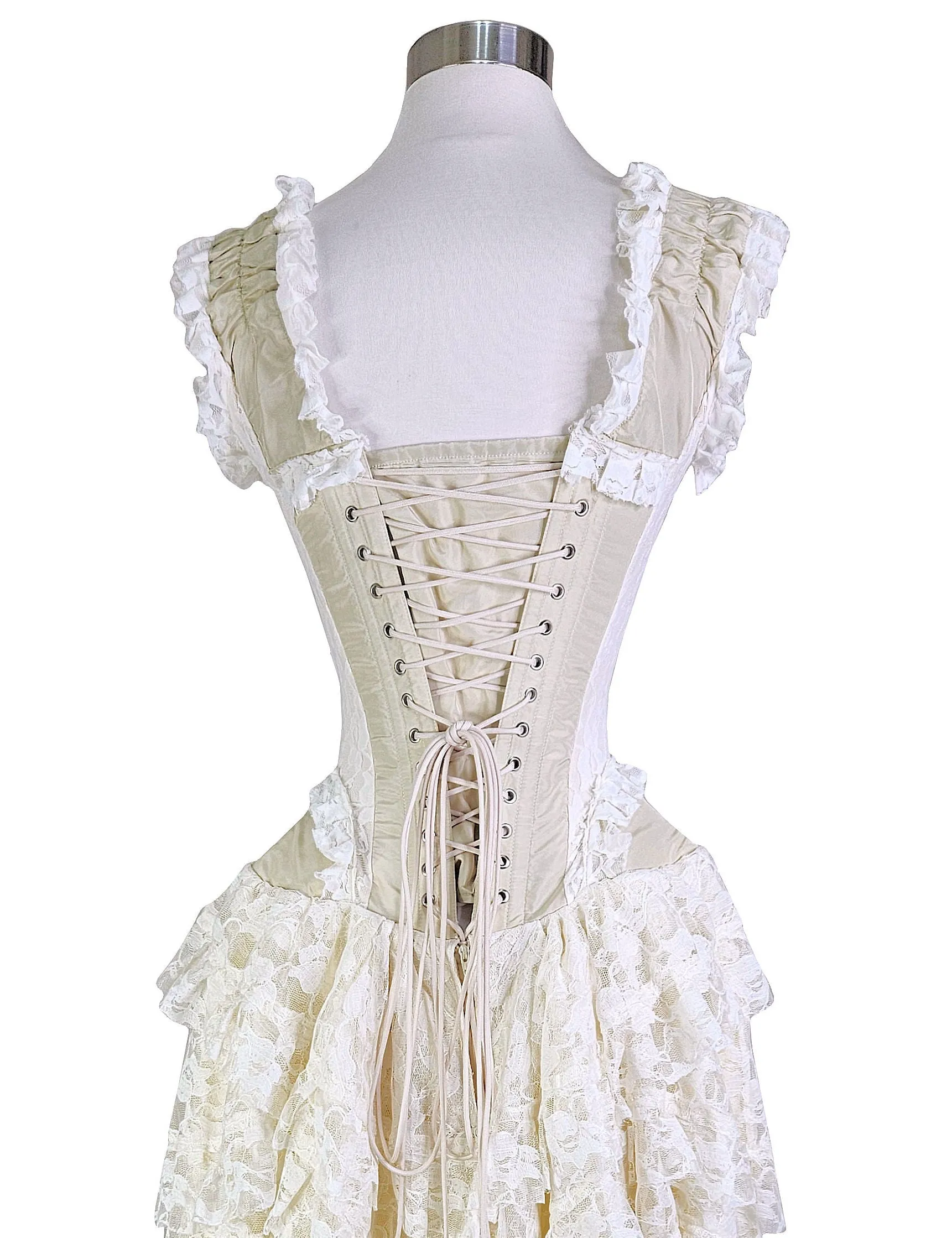 Burleska Corset Dress Ophelie Steampunk Gothic Gypsy Wedding
