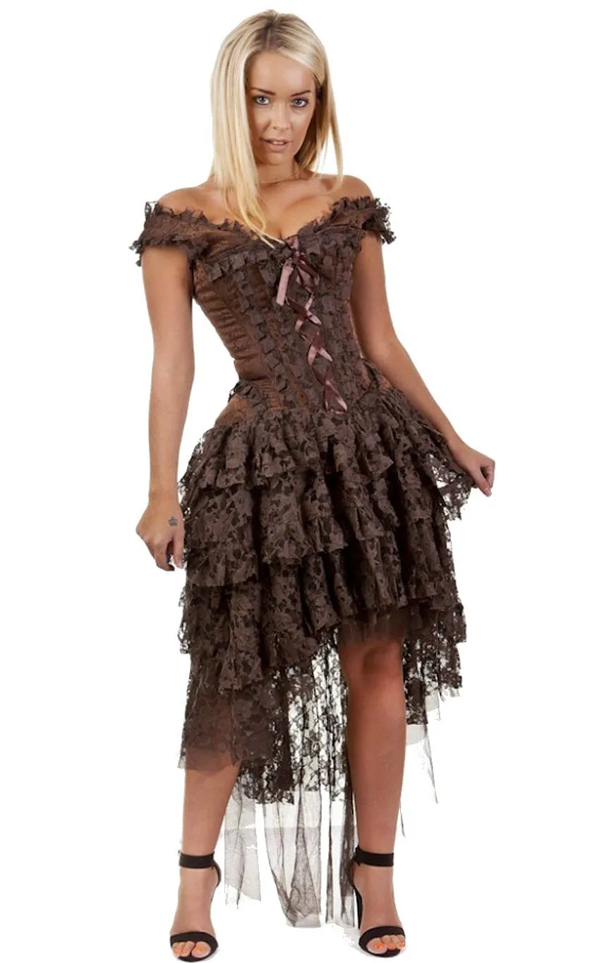 Burleska Corset Dress Ophelie Steampunk Gothic Gypsy Wedding