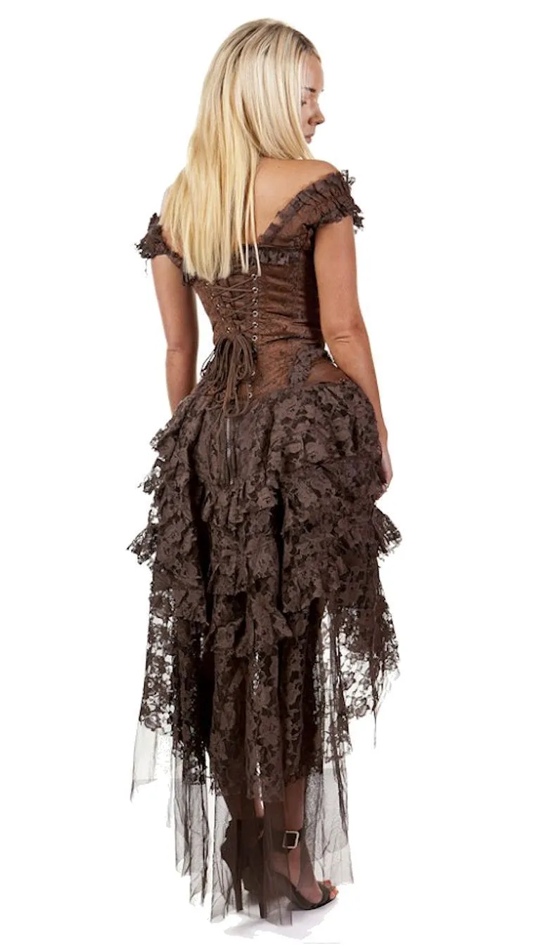 Burleska Corset Dress Ophelie Steampunk Gothic Gypsy Wedding