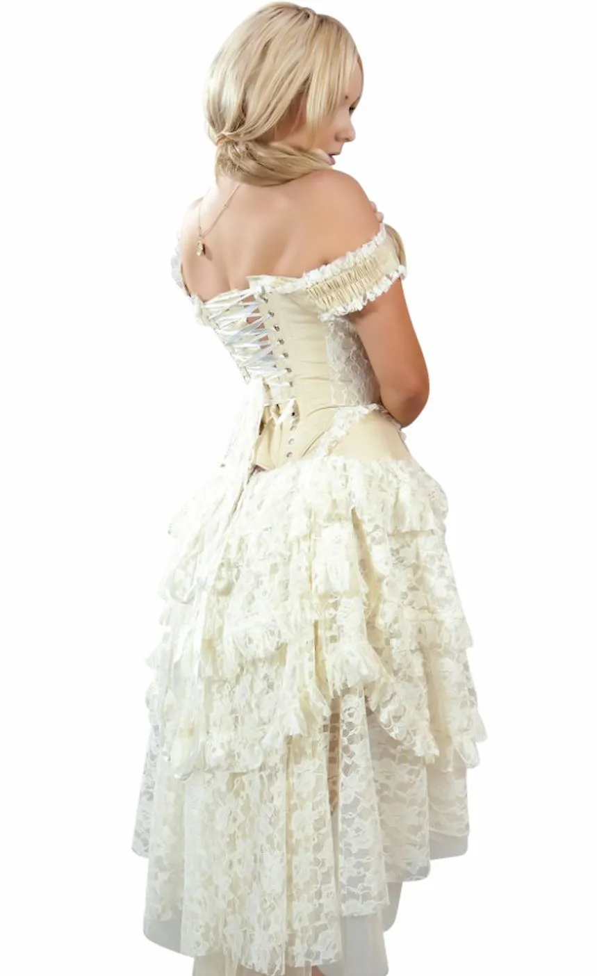 Burleska Corset Dress Ophelie Steampunk Gothic Gypsy Wedding