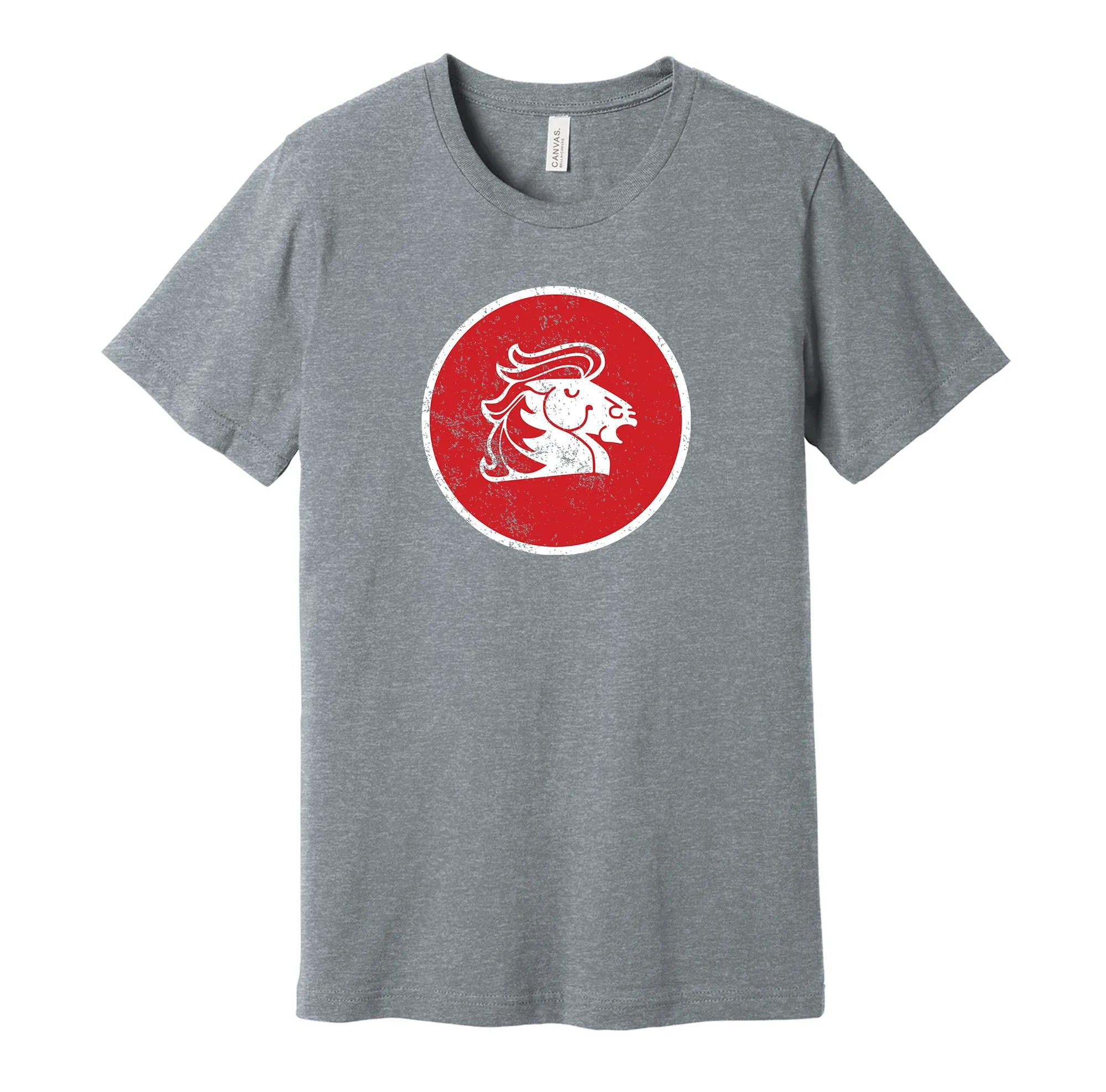 Calgary Broncos Distressed Logo - Defunct Canadian Sports Team Shirt - Celebrate Calgary Hockey Heritage and History - Hyper Than Hype Shirts