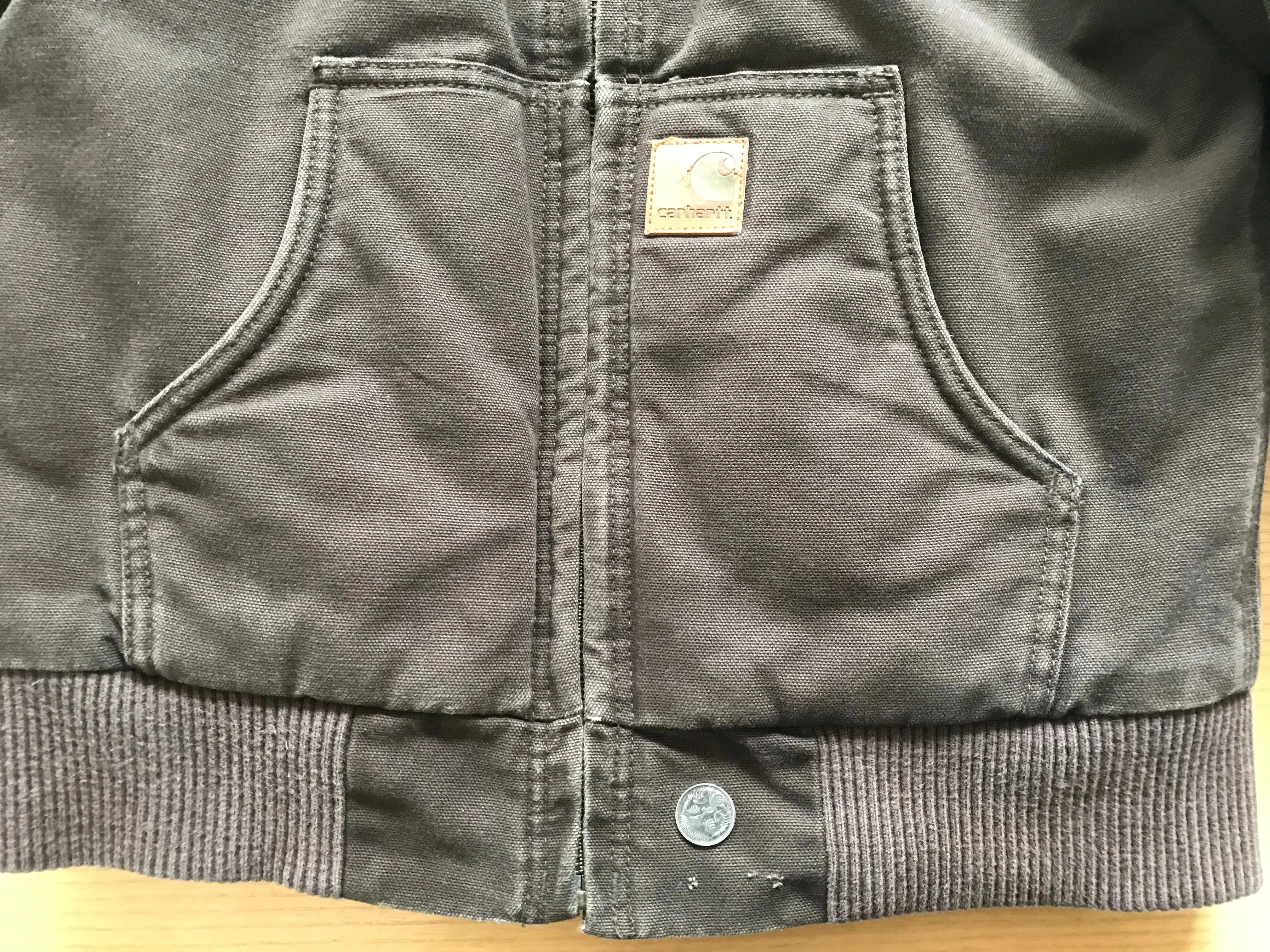 Carhartt Hooded Women’s Vintage Brown Jacket