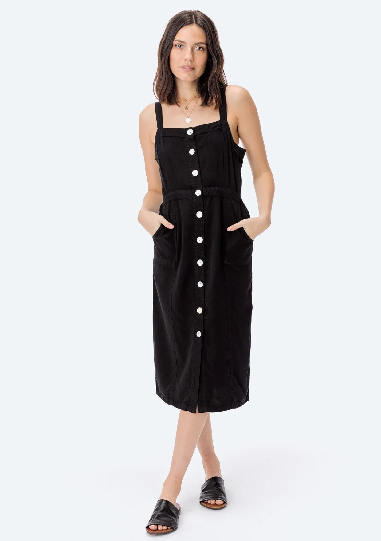 Cecelia Button Front Dress