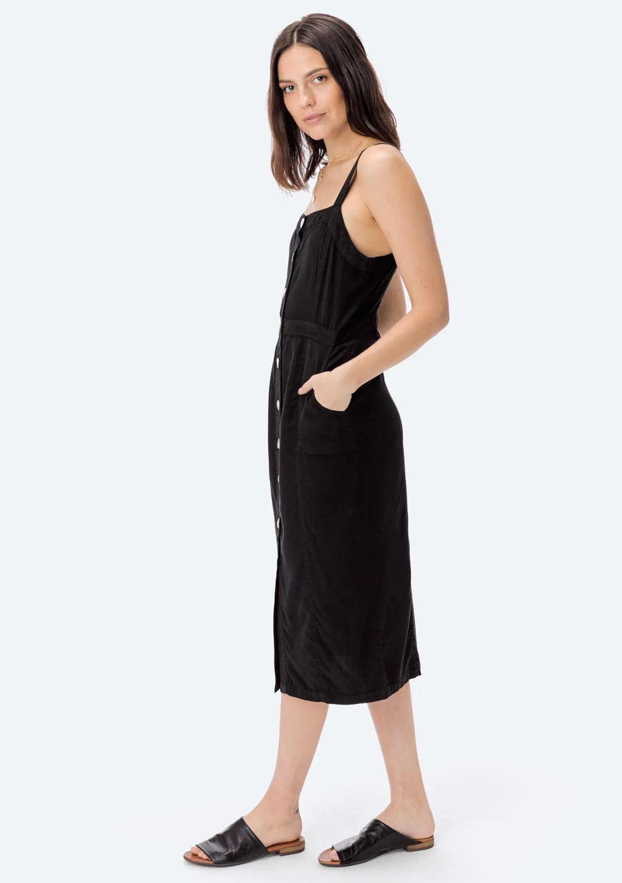 Cecelia Button Front Dress