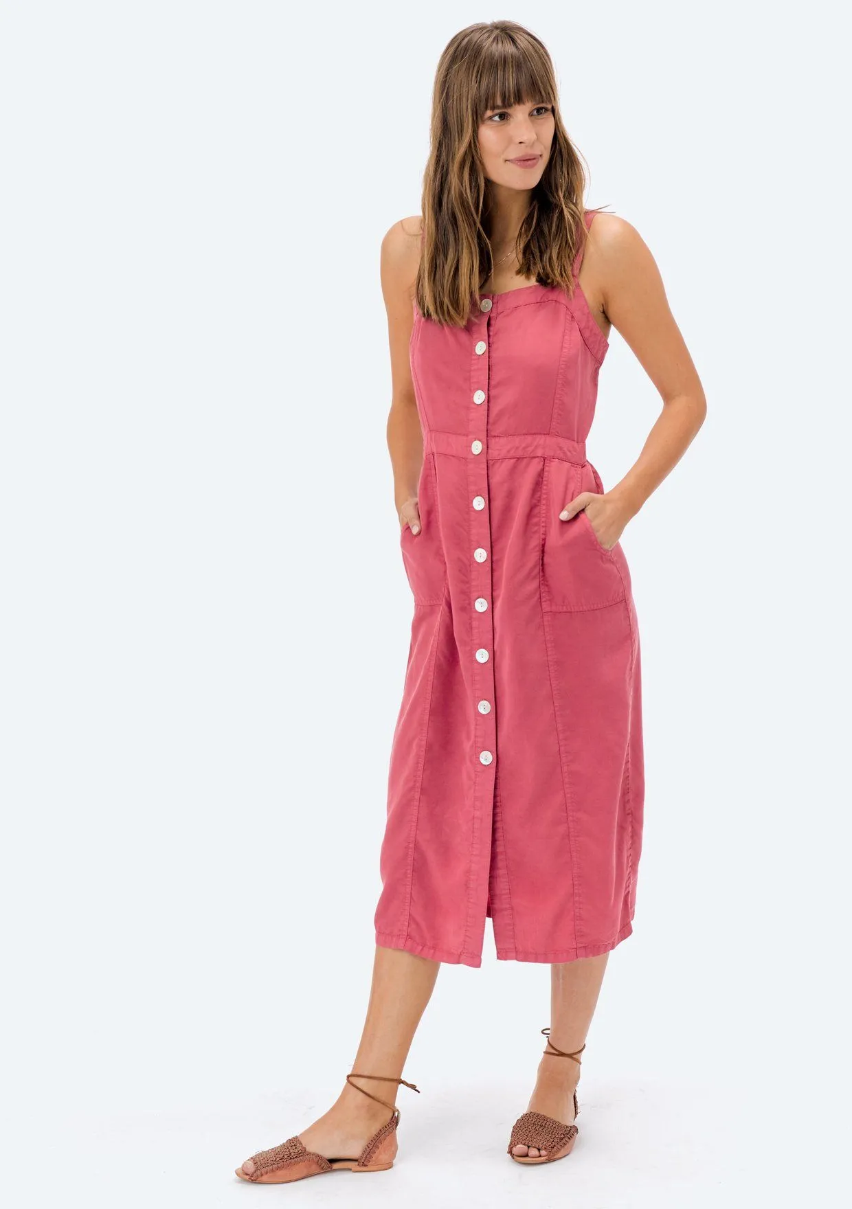 Cecelia Button Front Dress