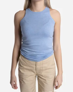 Chelsea knit tank top - Light Blue Melange