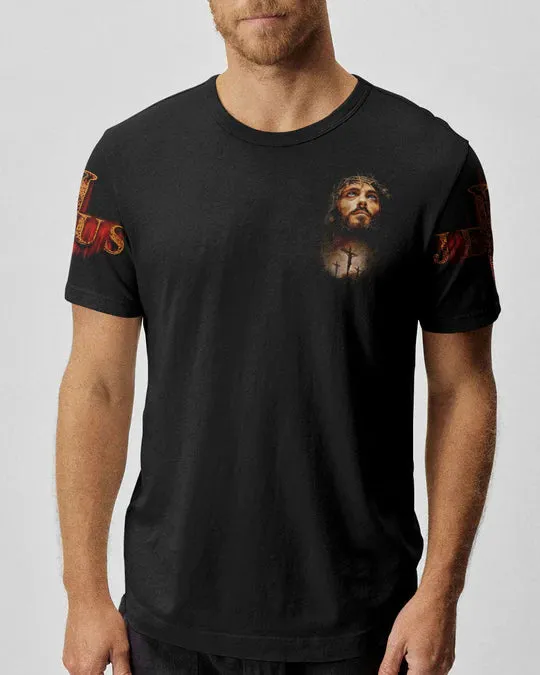 Christianartbag 3D T-Shirt For Men, Jesus Is My Savior Crack Flag Men's All Over Print Shirt , Christian T-Shirt, Christian 3D T-Shirt, Unisex T-Shirt.