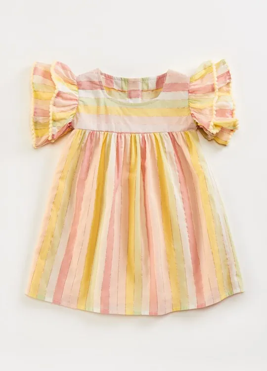 CICI RUFFLE SLEEVE DRESS // FINAL SALE