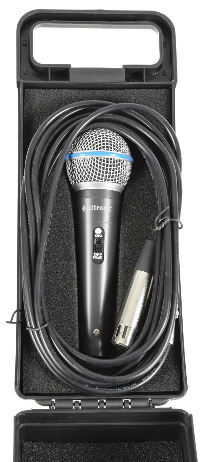 Citronic DM15 Dynamic Microphone with Carry Case and Lead