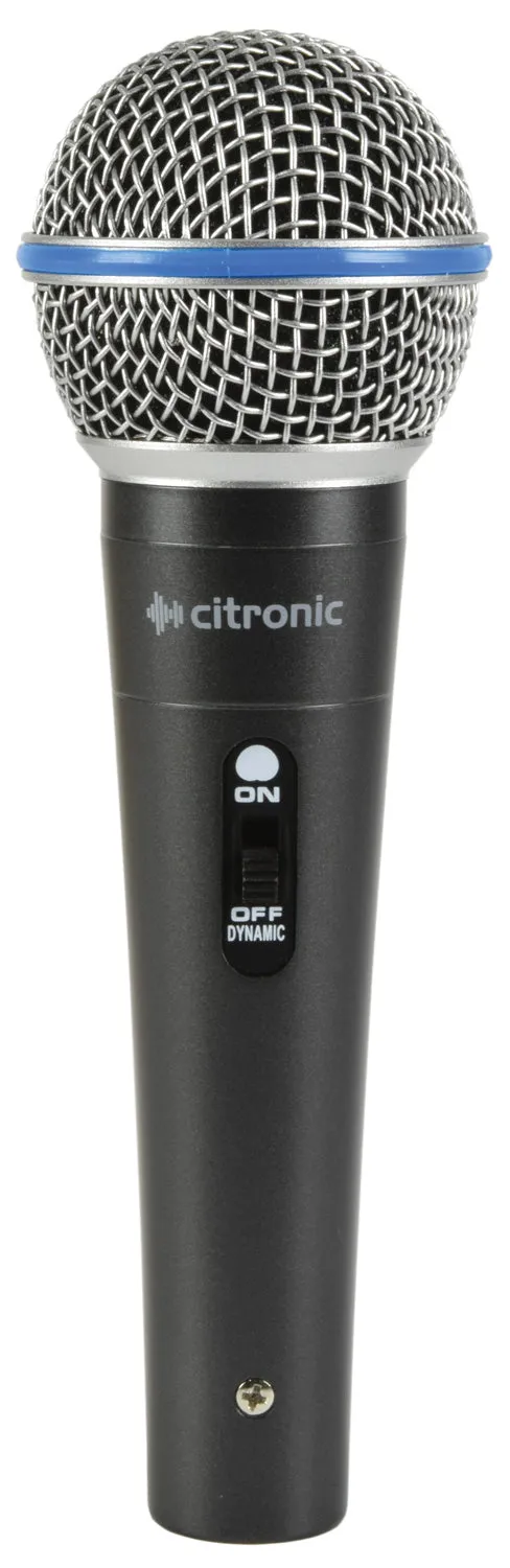 Citronic DM15 Dynamic Microphone with Carry Case and Lead