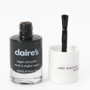 Claire's Vegan 90 Second Dry Nail Polish - Black