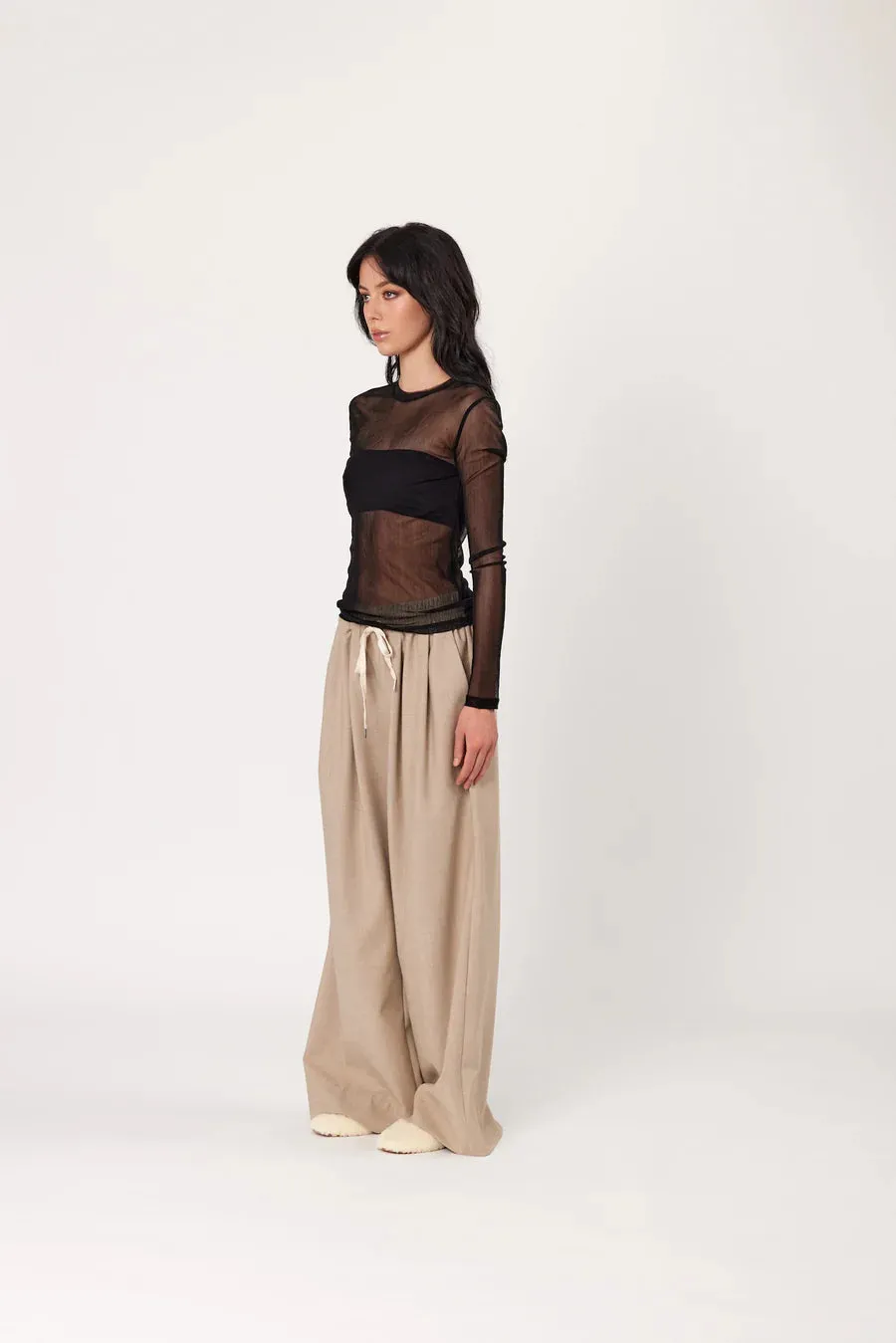 Cleo L/S Top Blk