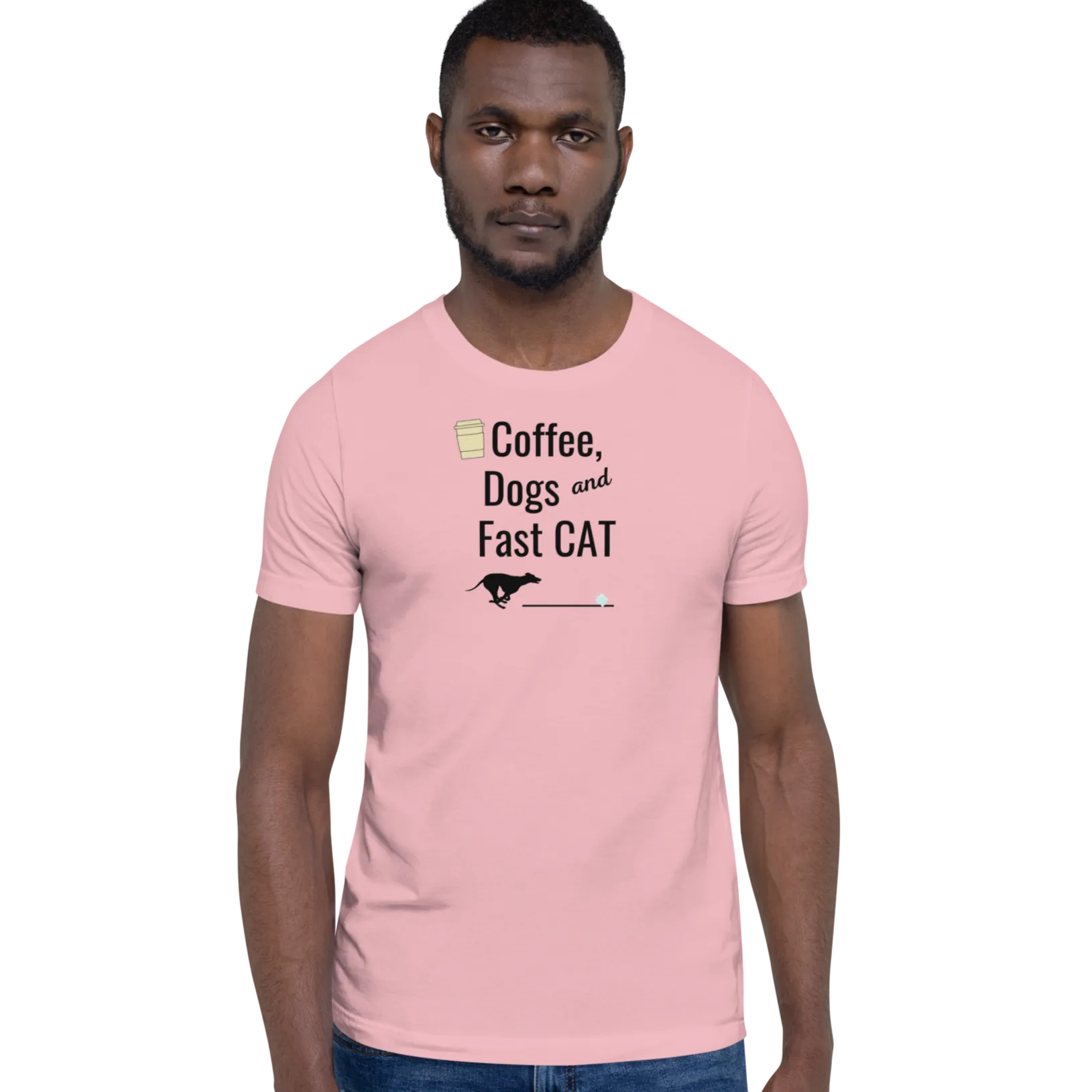 Coffee, Dogs & Fast CAT T-Shirts - Light