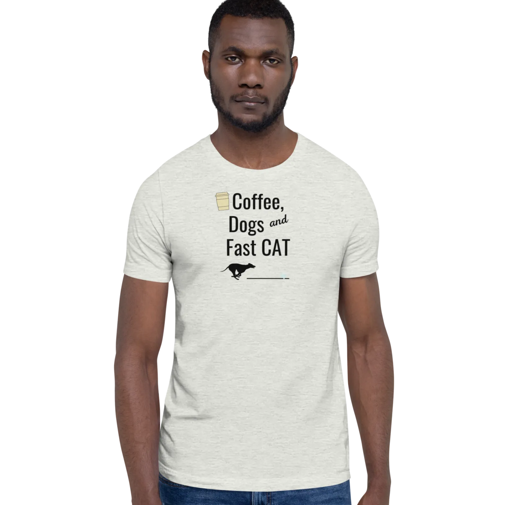 Coffee, Dogs & Fast CAT T-Shirts - Light