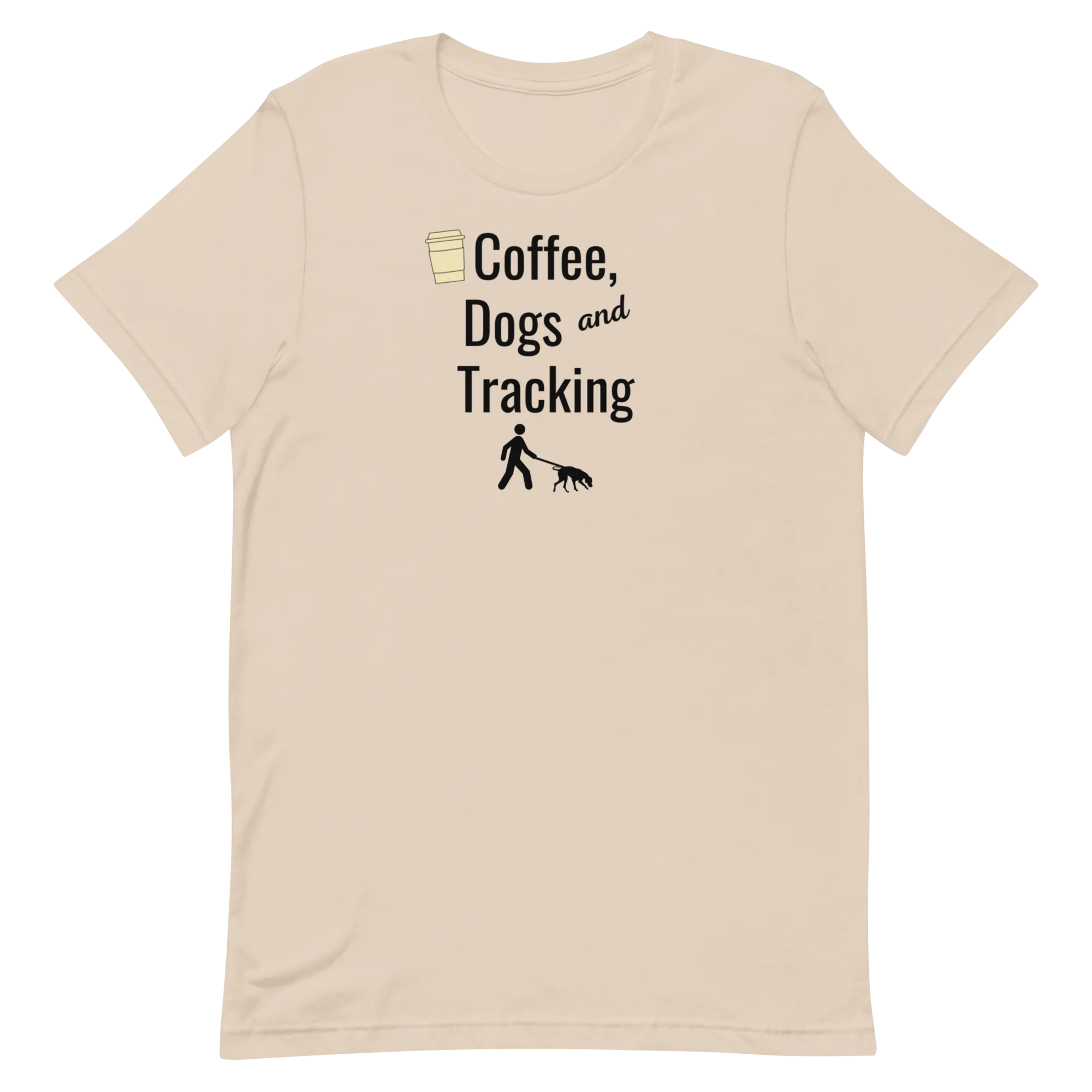 Coffee, Dogs & Tracking T-Shirts - Light