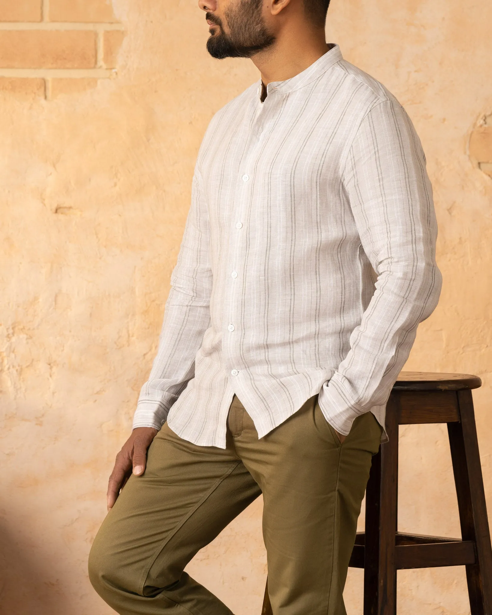 Corfu in Yarn Dyed Linen