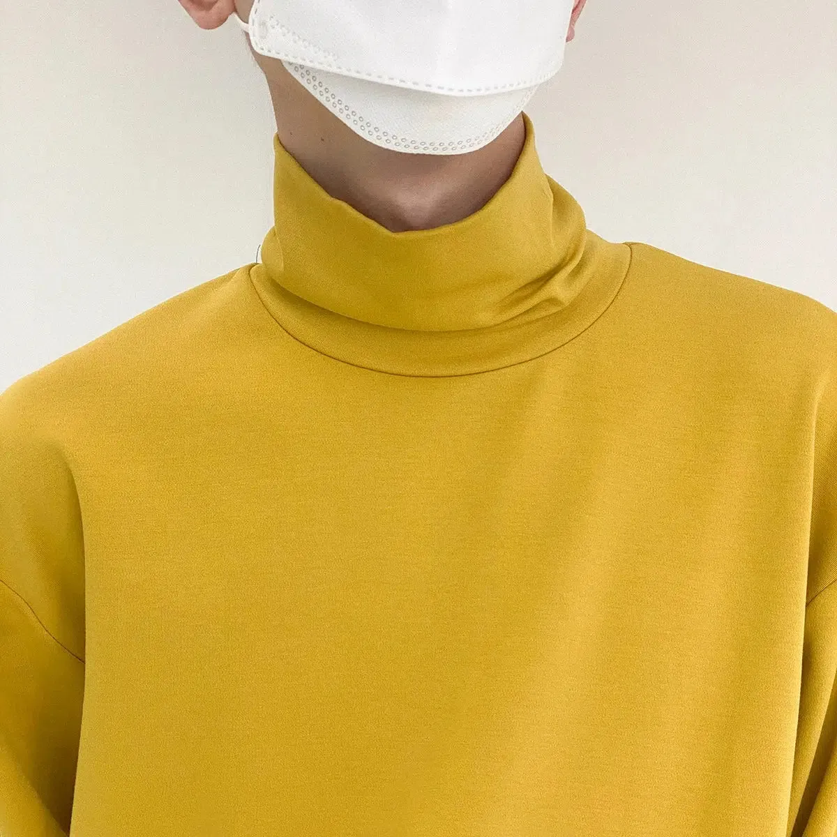 Cotton Turtleneck Bottoming Shirt