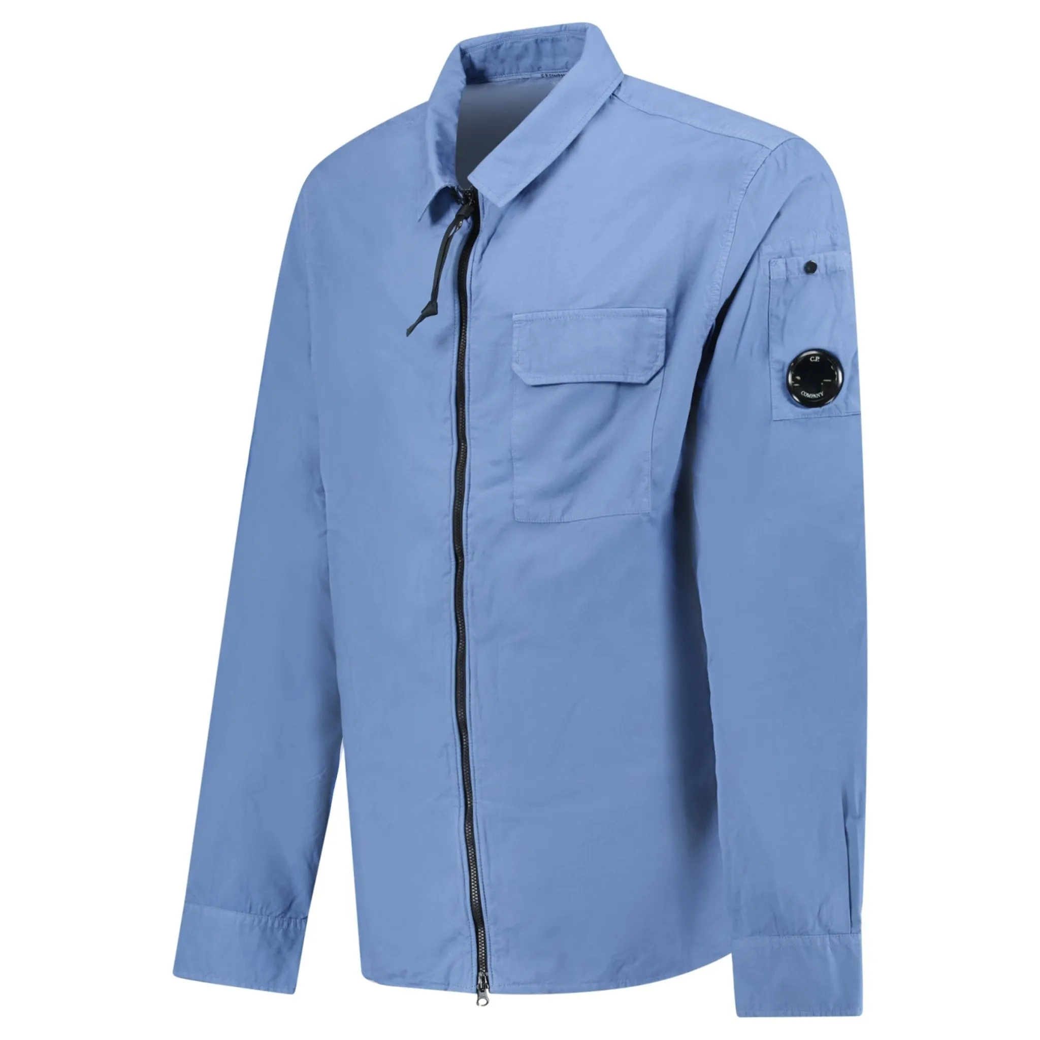 CP COMPANY LENS OVERSHIRT SKY BLUE