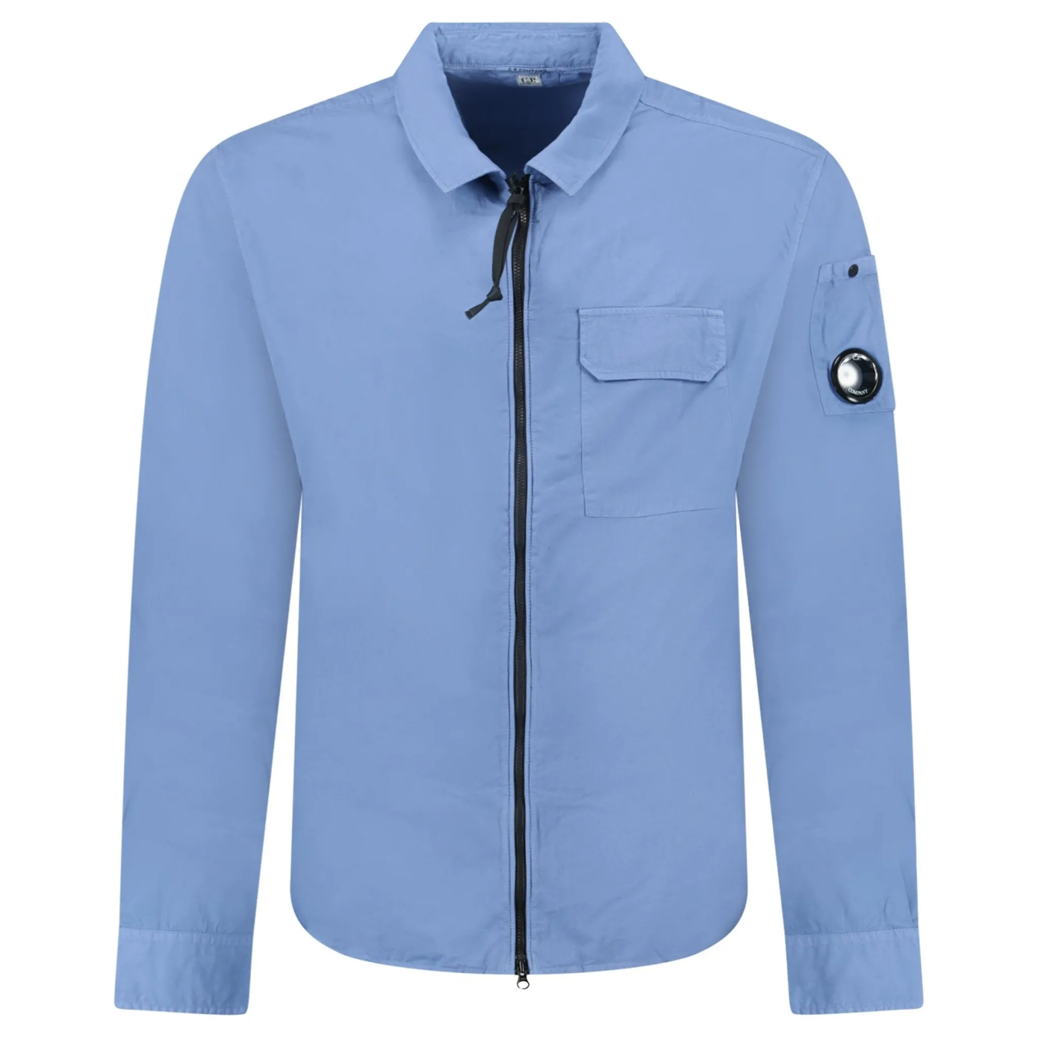 CP COMPANY LENS OVERSHIRT SKY BLUE