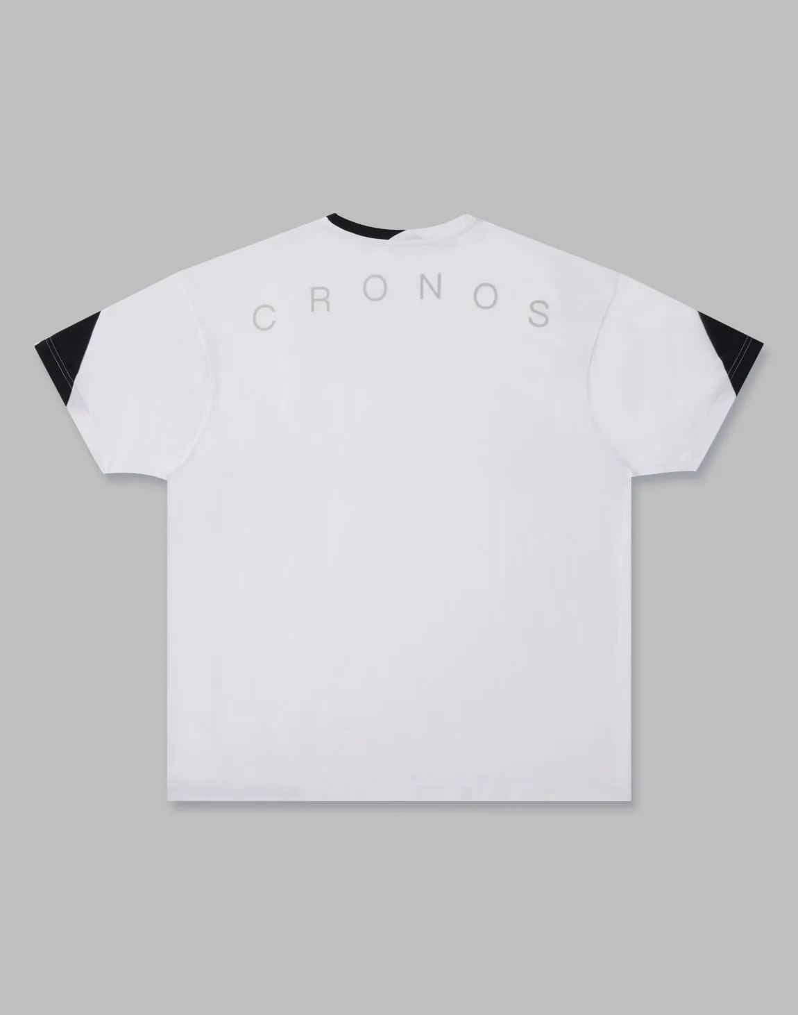 CRONOS BACK LOGO OVERSIZE T-SHIRTS【WHITE】