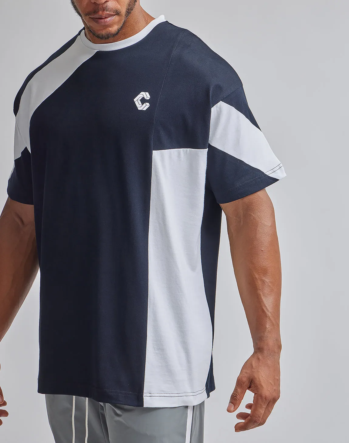 CRONOS BACK LOGO OVERSIZE T-SHIRTS【WHITE】