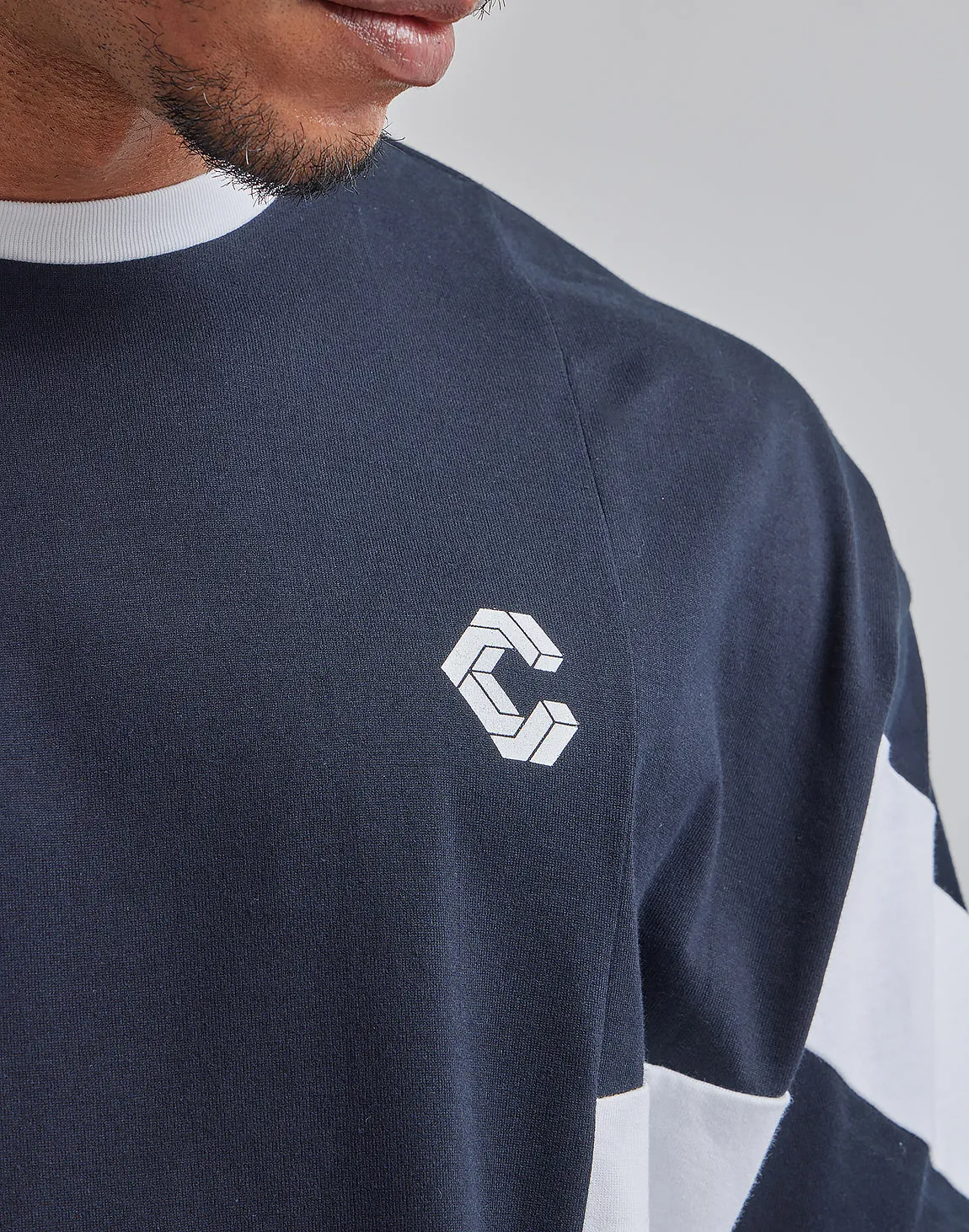 CRONOS BACK LOGO OVERSIZE T-SHIRTS【WHITE】